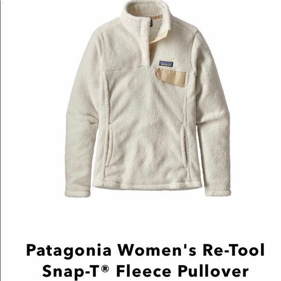 White Patagonia pullover size S - Picture 1 of 1